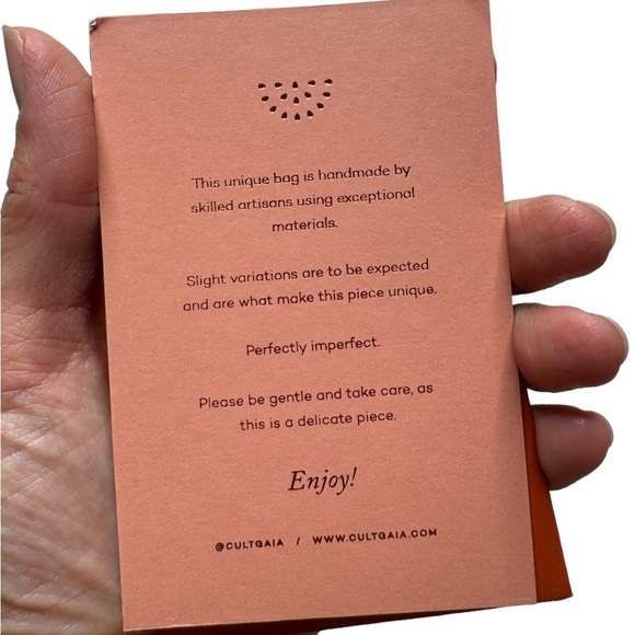 Cult Gaia | NWT Mini Astrea Top Handle Bag in Palm Green - Picture 9 of 11